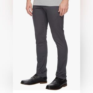 Dickies Men's Skinny Straight-Fit Work Pant. Grey 32”